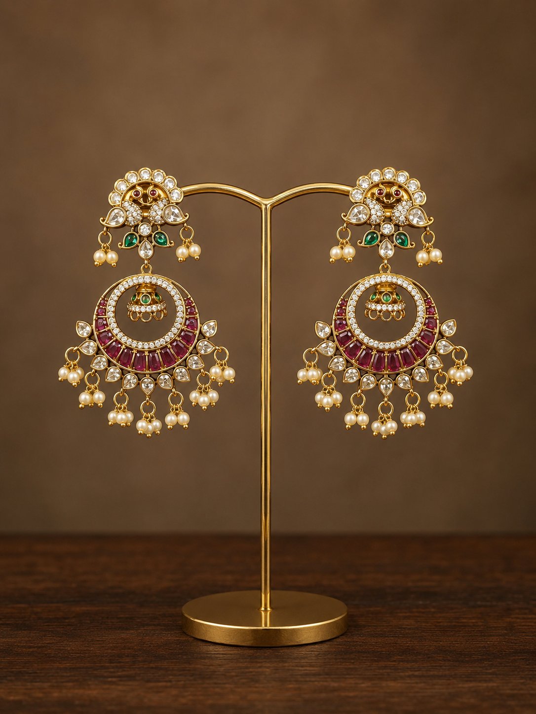 Festive chandbali earrings-19