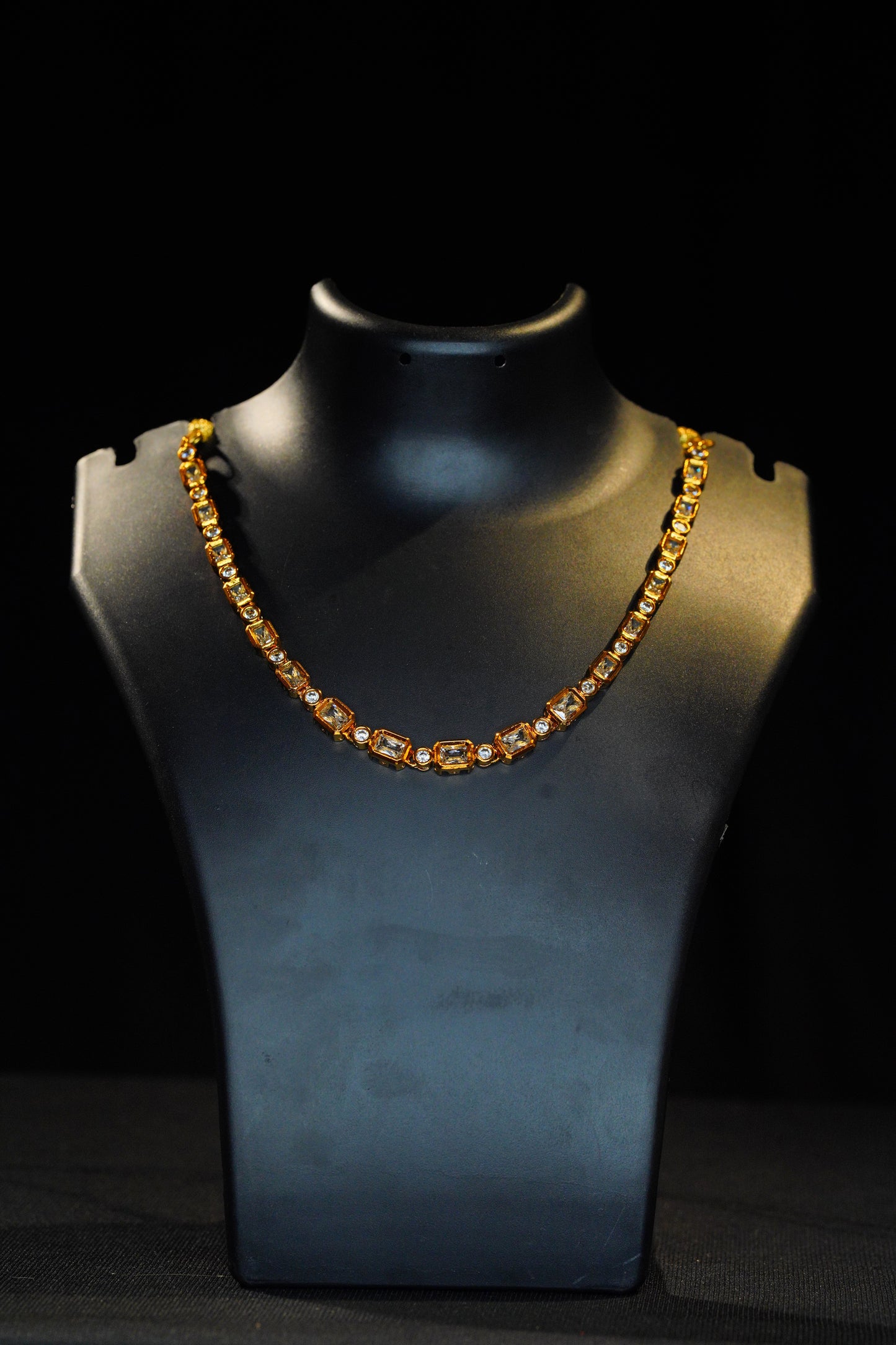 White Kundan Set