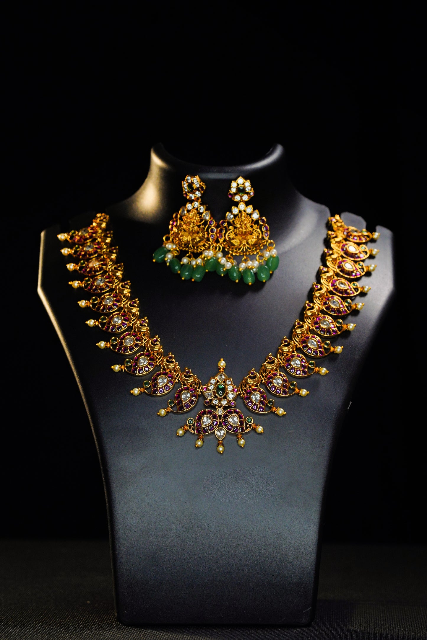 2 in 1 mango short necklace