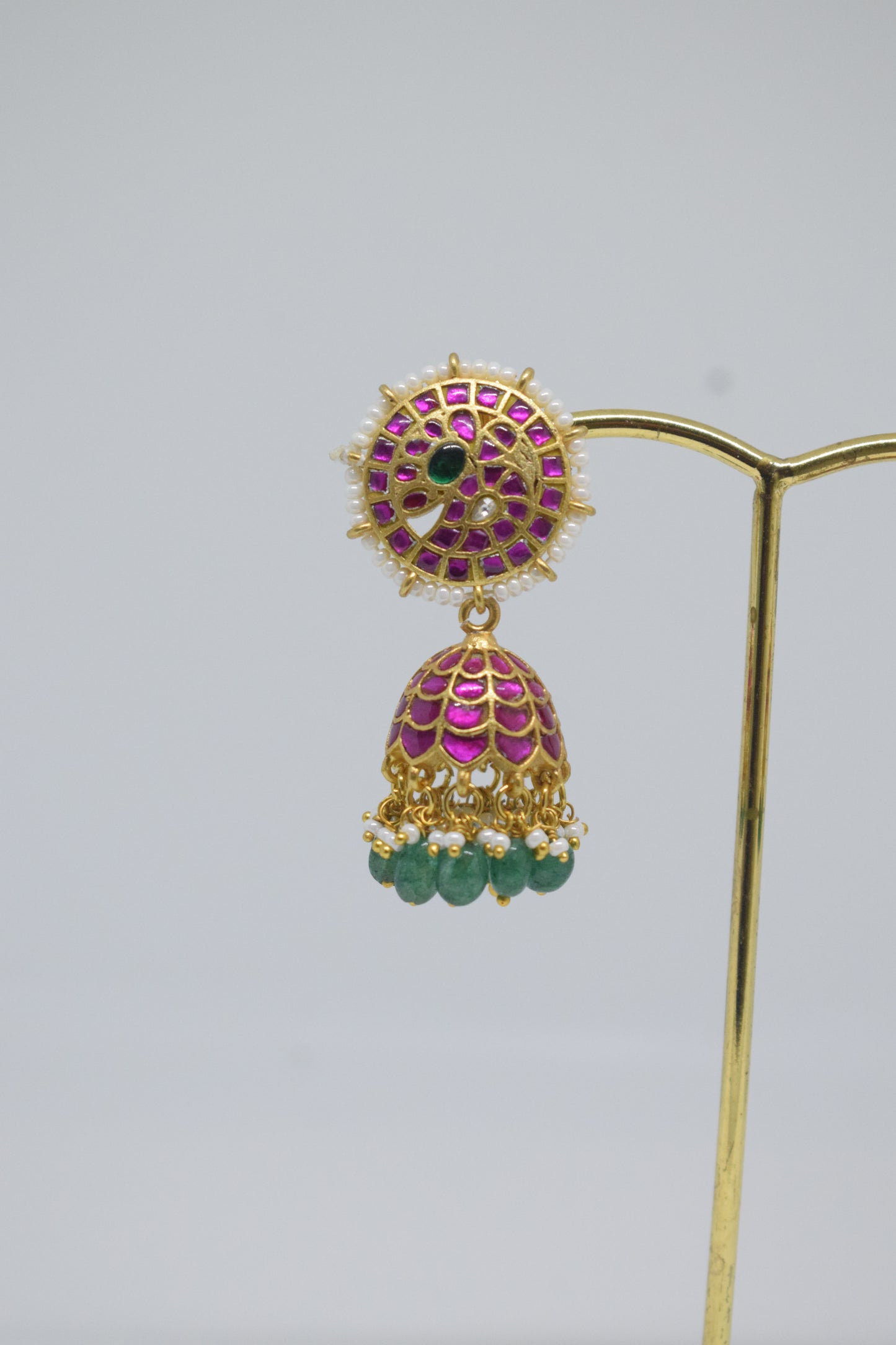 Premium Jadau Kundan Jhumkas