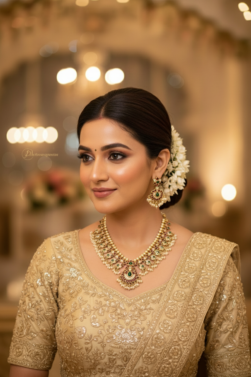 Short Gutta Poosalu necklace