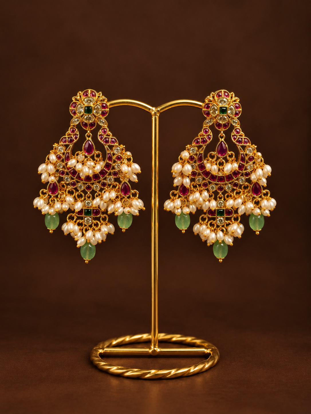 Rice Pearl Ruby Chandbalis