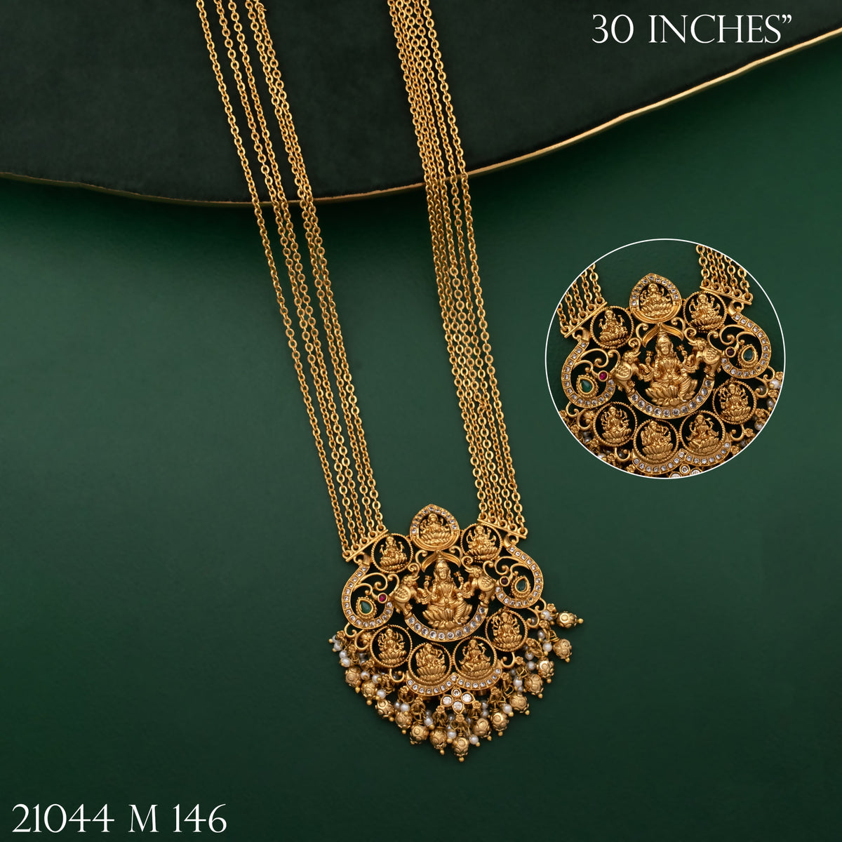 Ashtalakshmi Chandra Haram 30 Inches