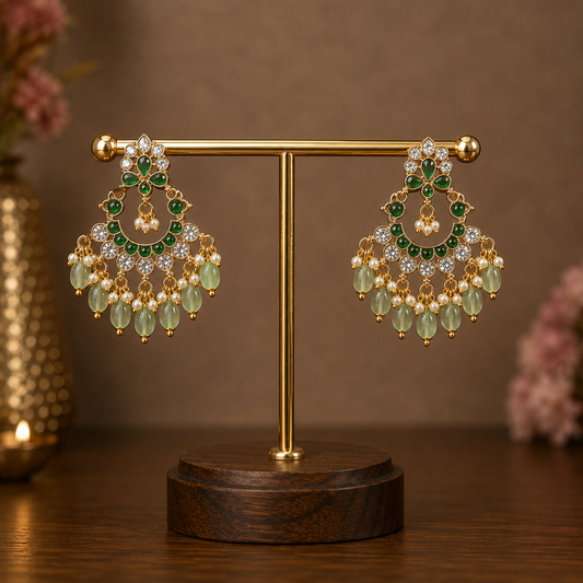Festive chandbali earrings-6