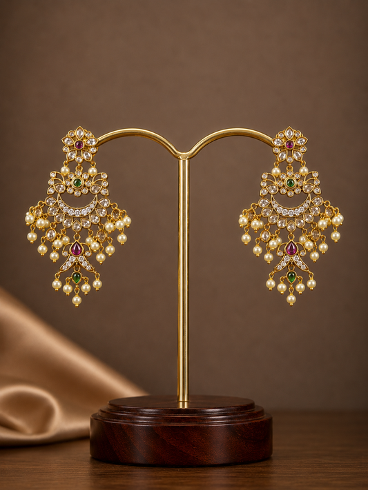 Festive chandbali earrings-10