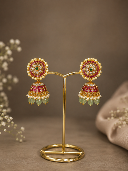Festive Jhumkas earrings