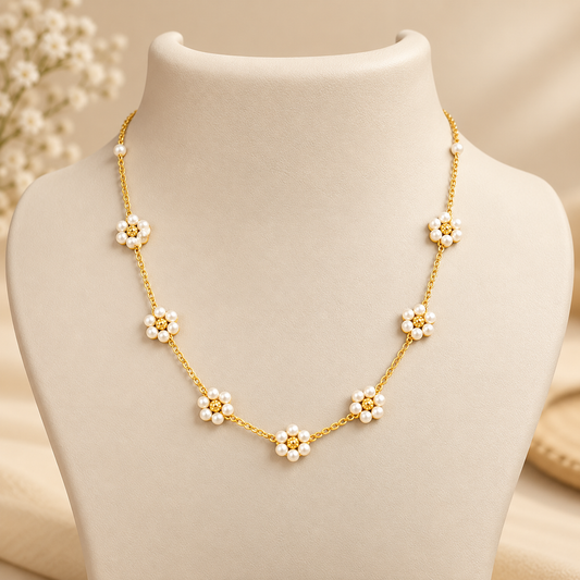Pearl Flower Bead Chain
