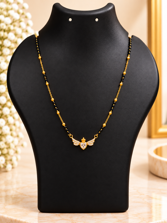 Heart Wings Mangalsutra