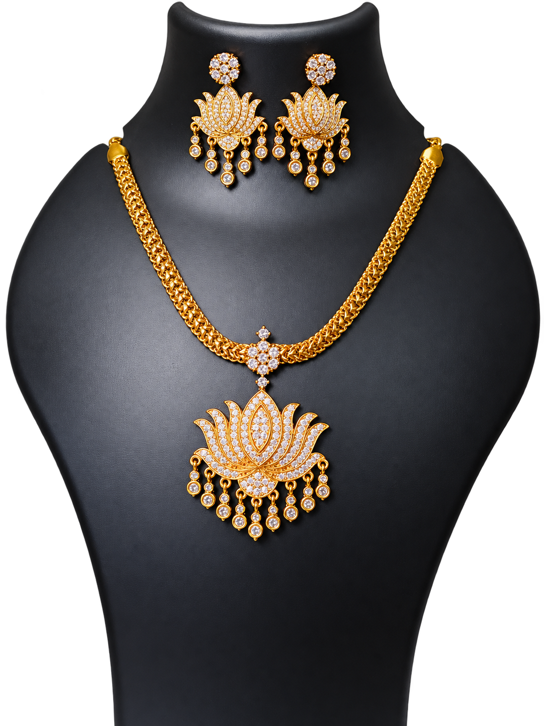 Vintage Lotus Necklace