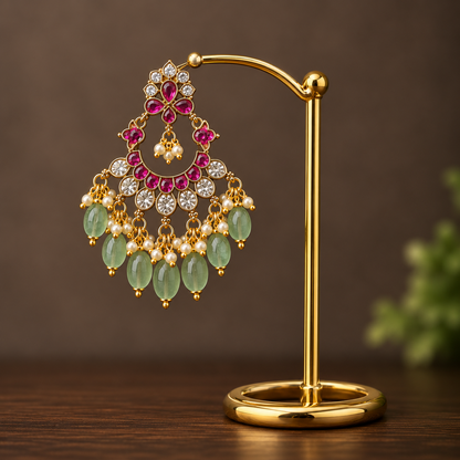 Festive chandbali earrings-5