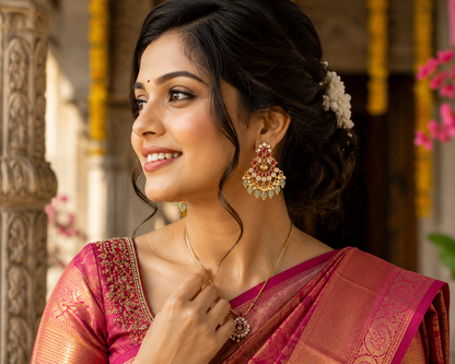 Festive chandbali earrings-5