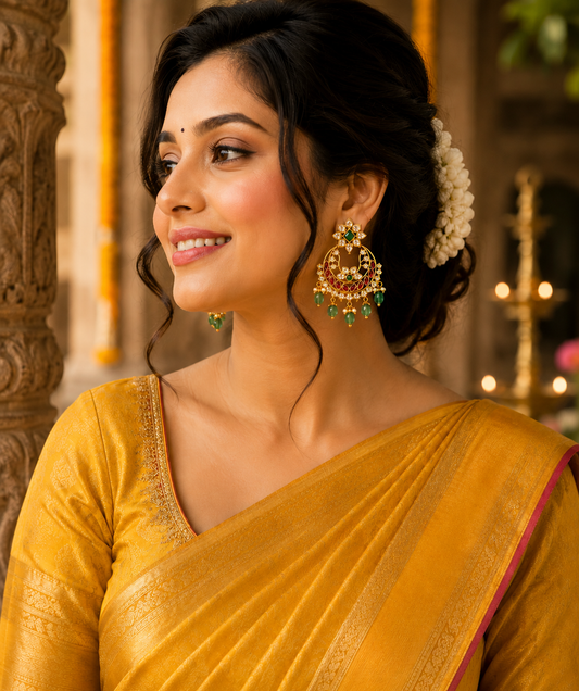 Festive chandbali earrings-1