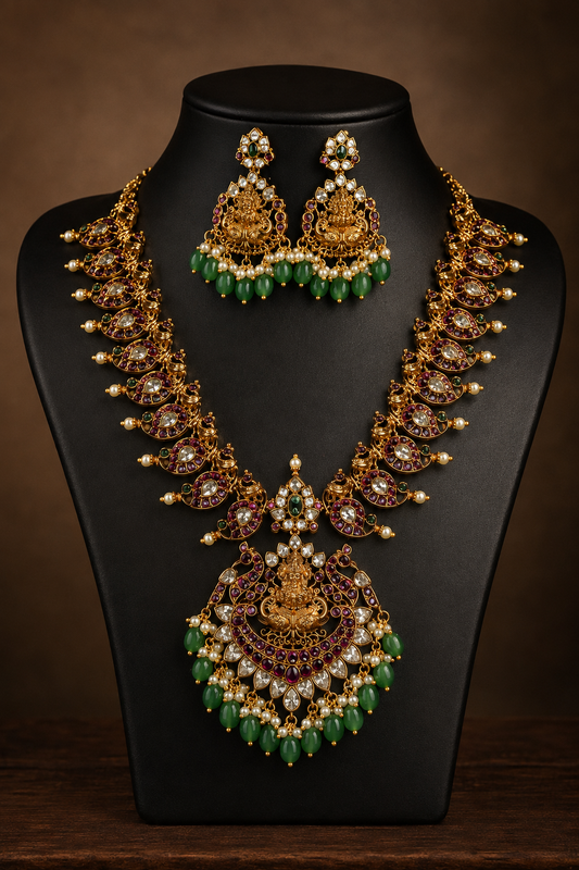 2 in 1 mango short necklace