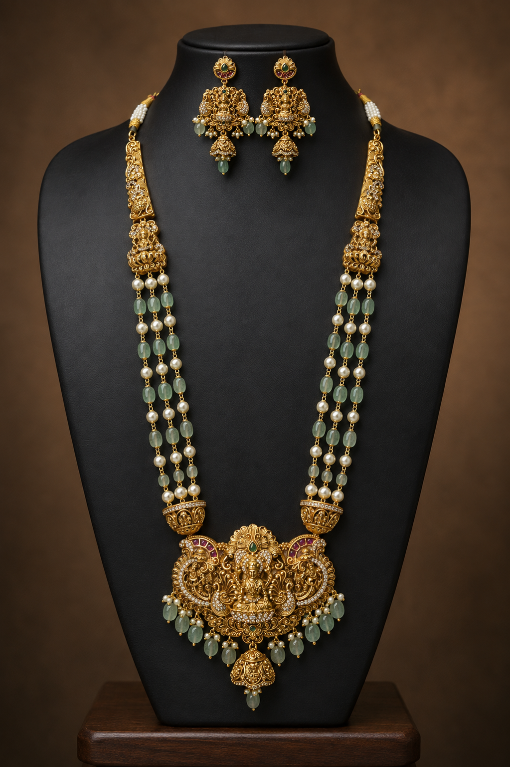 Long Chain with Earrings