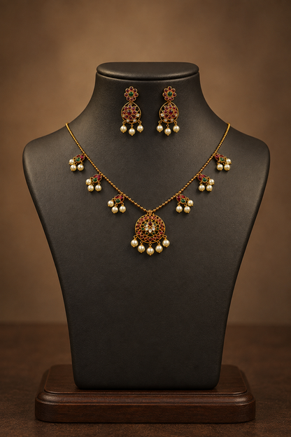 Multi locket chain-4