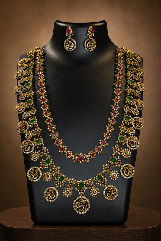 Double layered Bottu mala-1