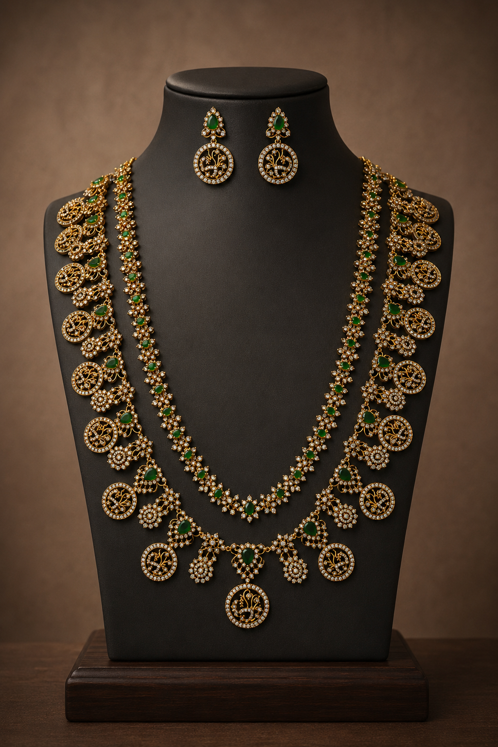 Double layered Bottu mala-2