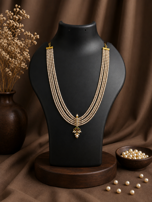 Honey Bead Pendant Necklace