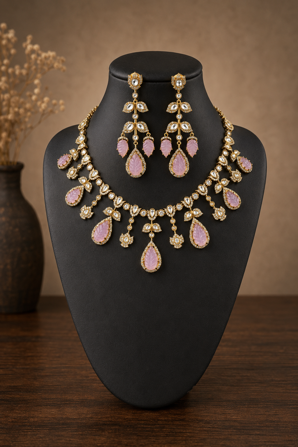 Leaf Necklace Set