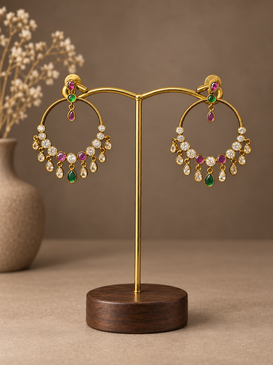 Festive chandbali earrings-27