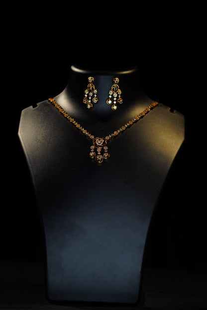 White stone Necklace