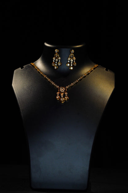 White stone Necklace