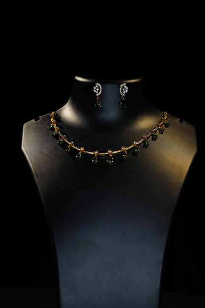 Party wear Green necklace