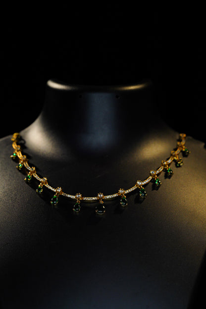 Party wear Green necklace