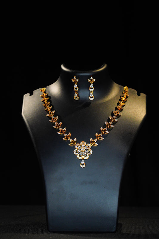 White flower necklace