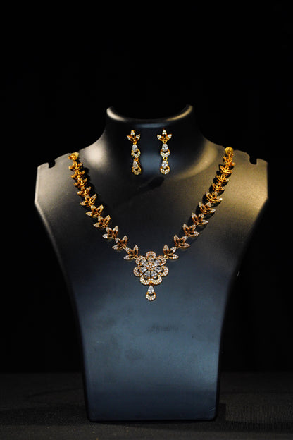 White flower necklace