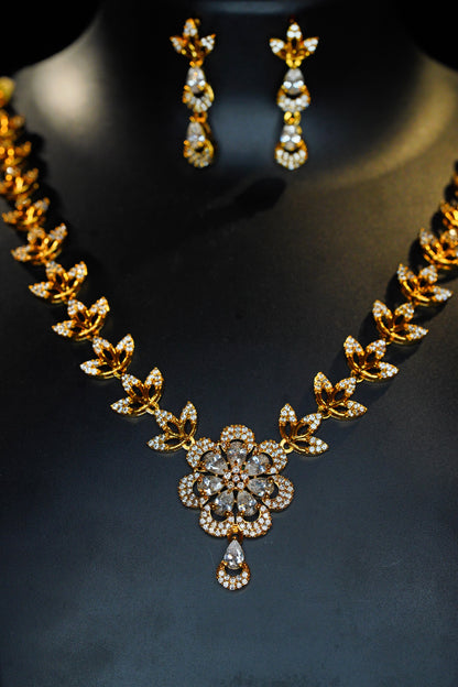 White flower necklace