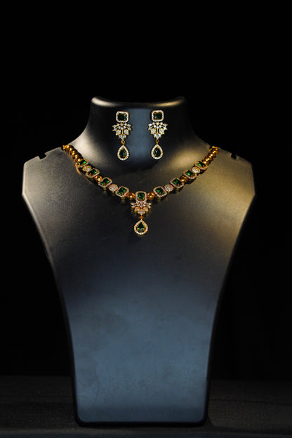 White Green Necklace