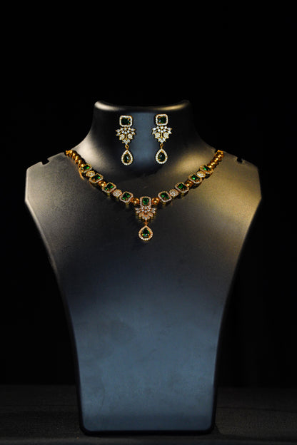 White Green Necklace