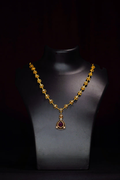 Stone party wear necklace