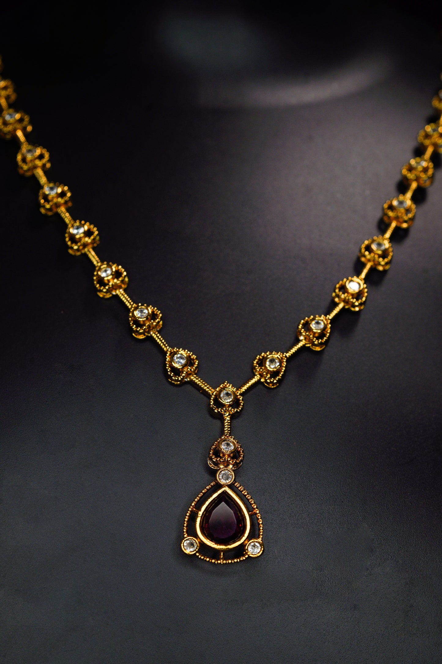 Stone party wear necklace