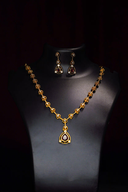 Stone party wear necklace