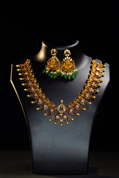 2 in 1 mango short necklace