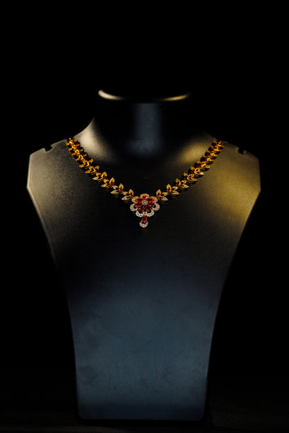 Pink Flower necklace