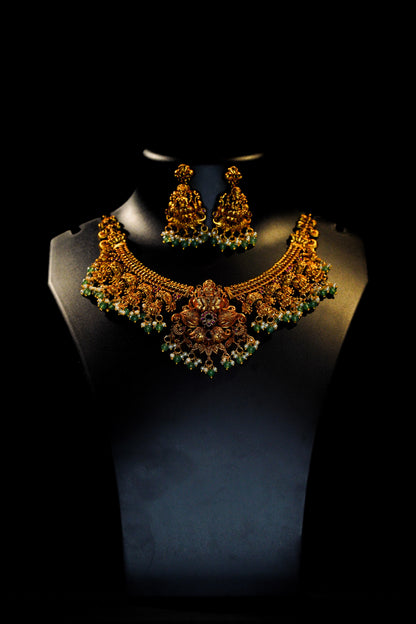3D lakshmi choker
