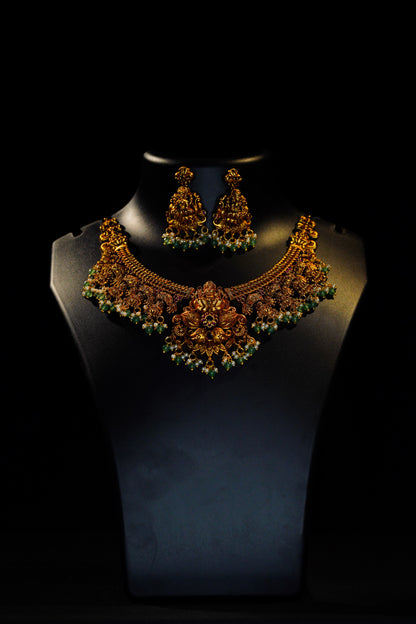 3D lakshmi choker