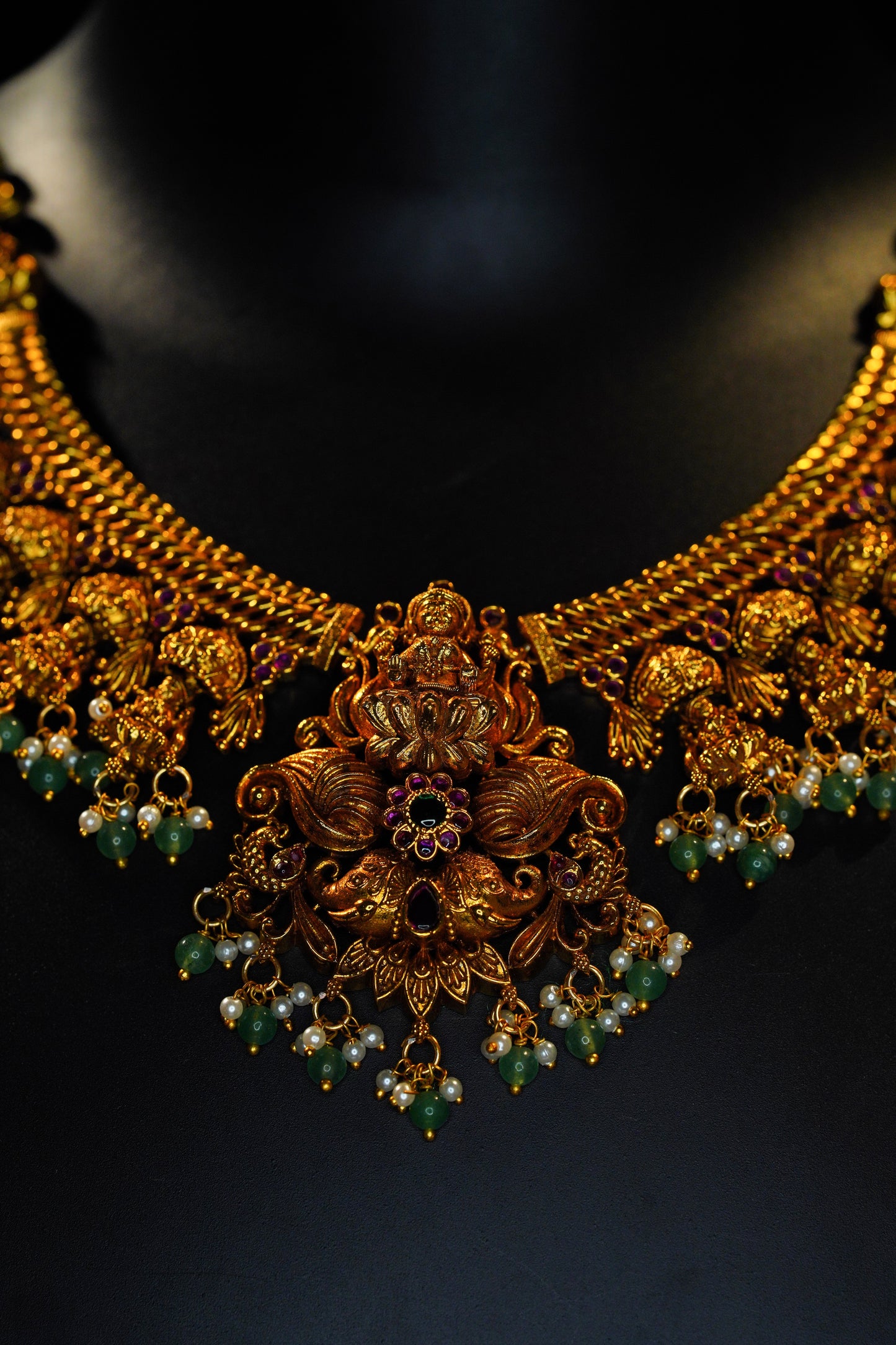 3D lakshmi choker