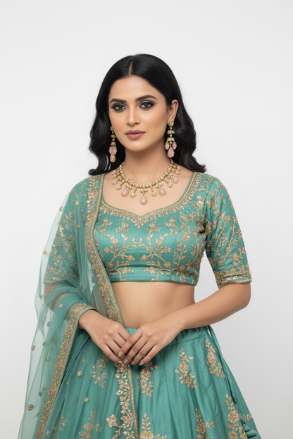 Leaf Necklace Set
