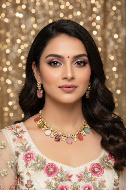 Multicolour Necklace Set