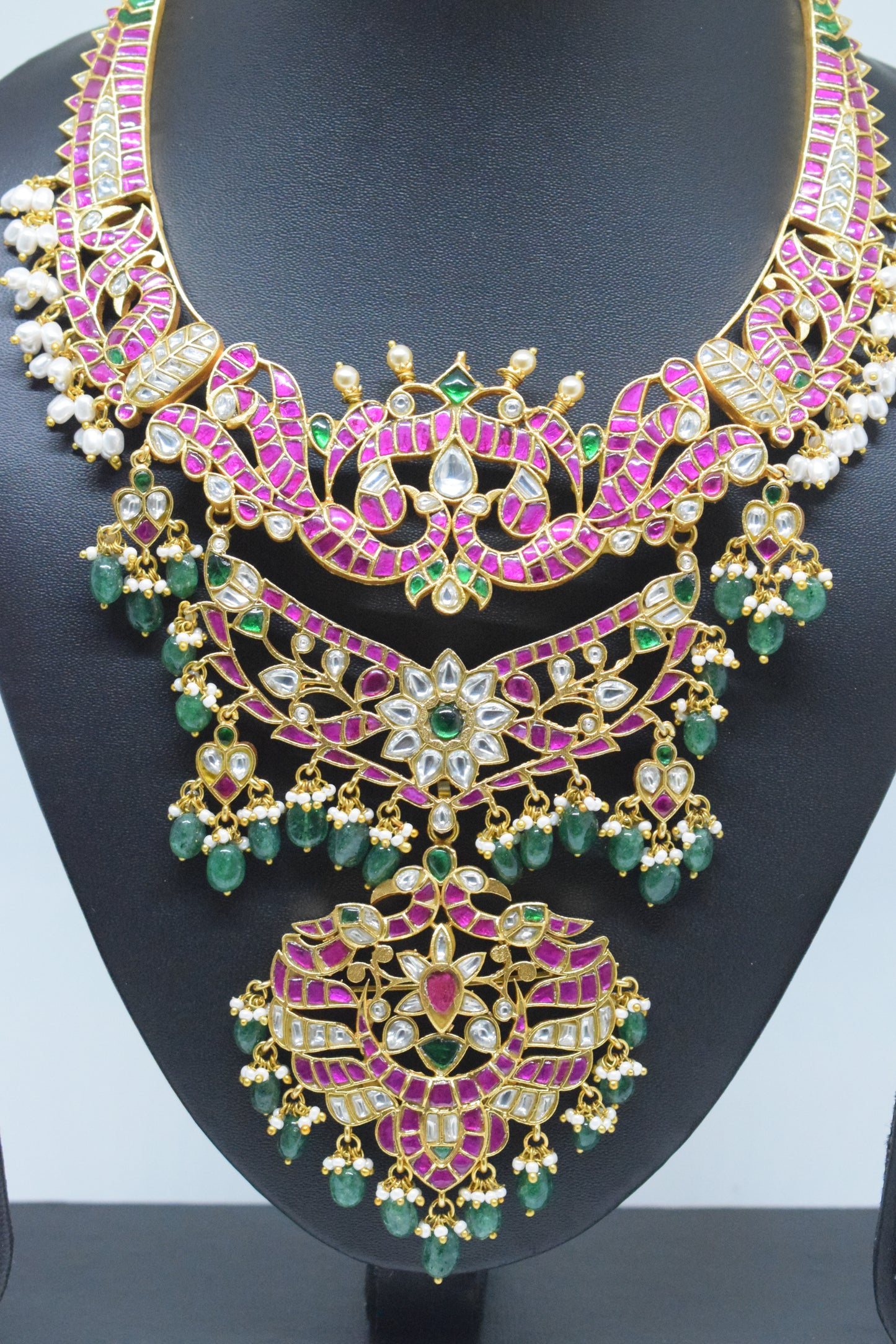 Jadau kundan 3 in 1 Necklace
