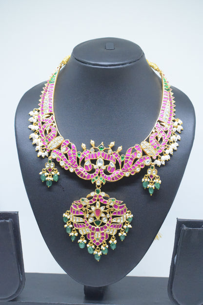 Jadau kundan 3 in 1 Necklace
