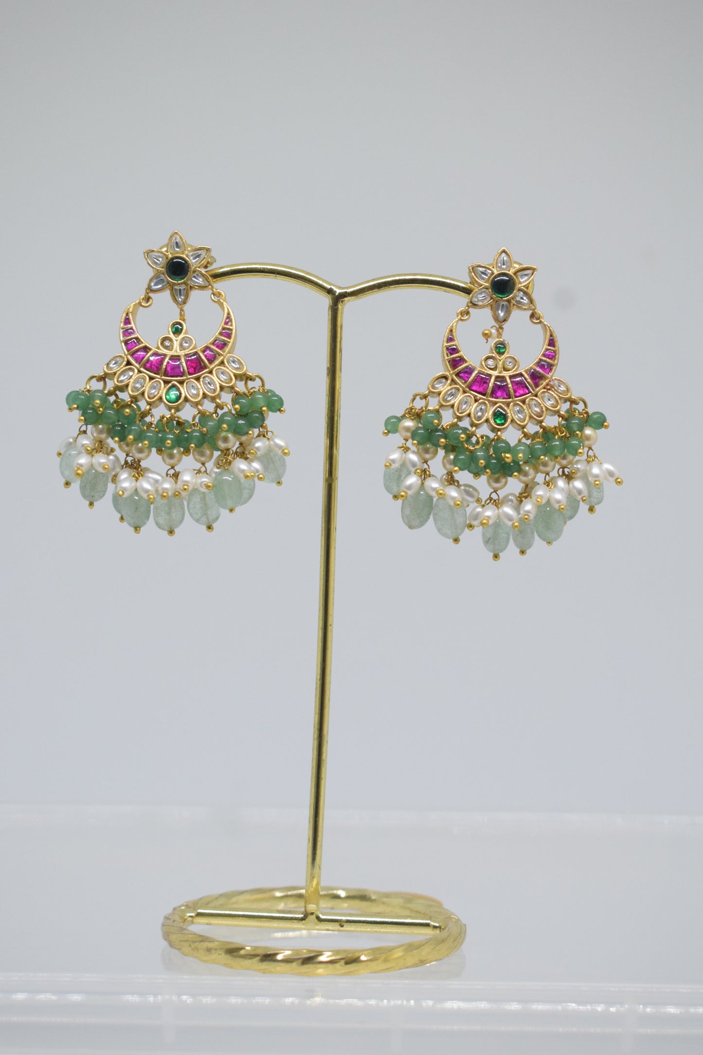 Jadau Kundan Chandbalis