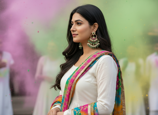 Jadau Kundan Chandbalis