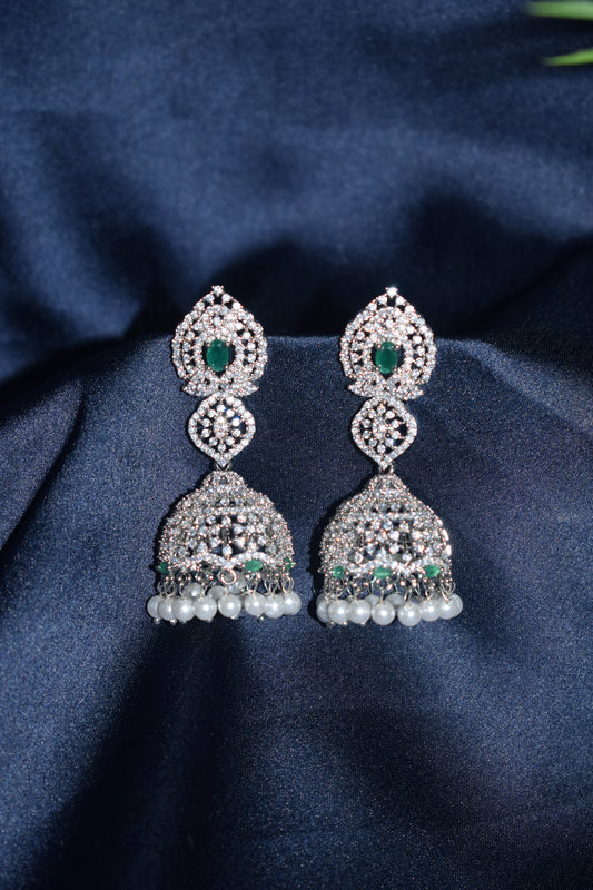 CZ jhumkas-1