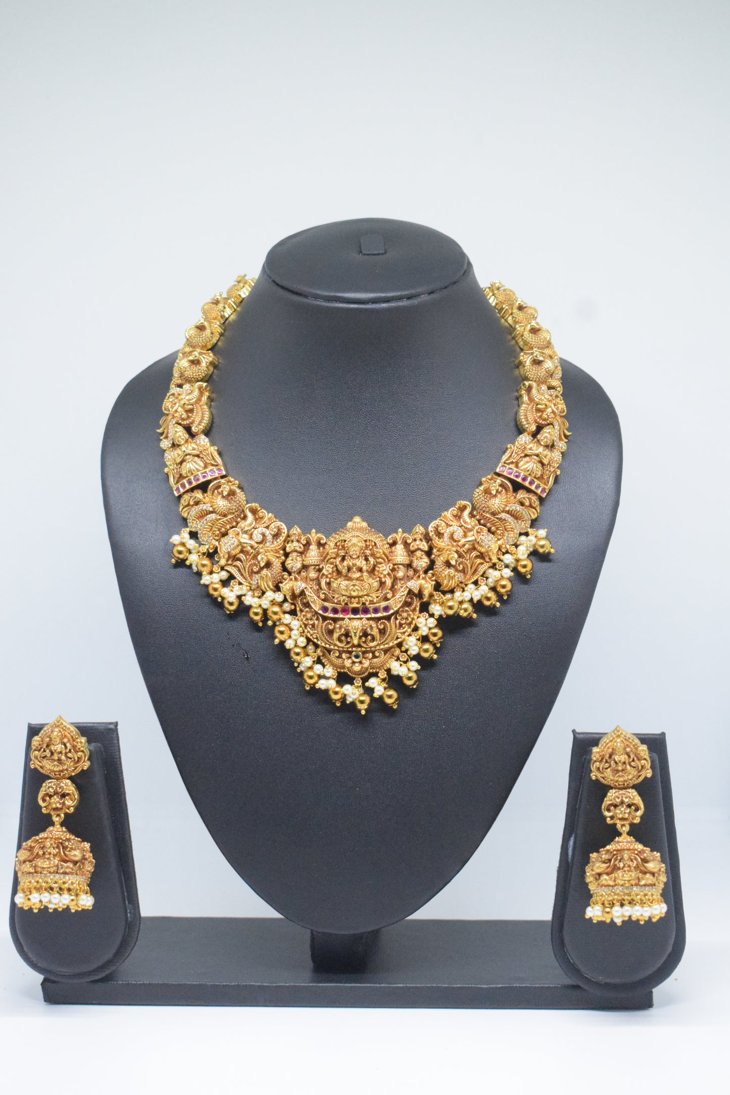 3D Temple Necklace Set