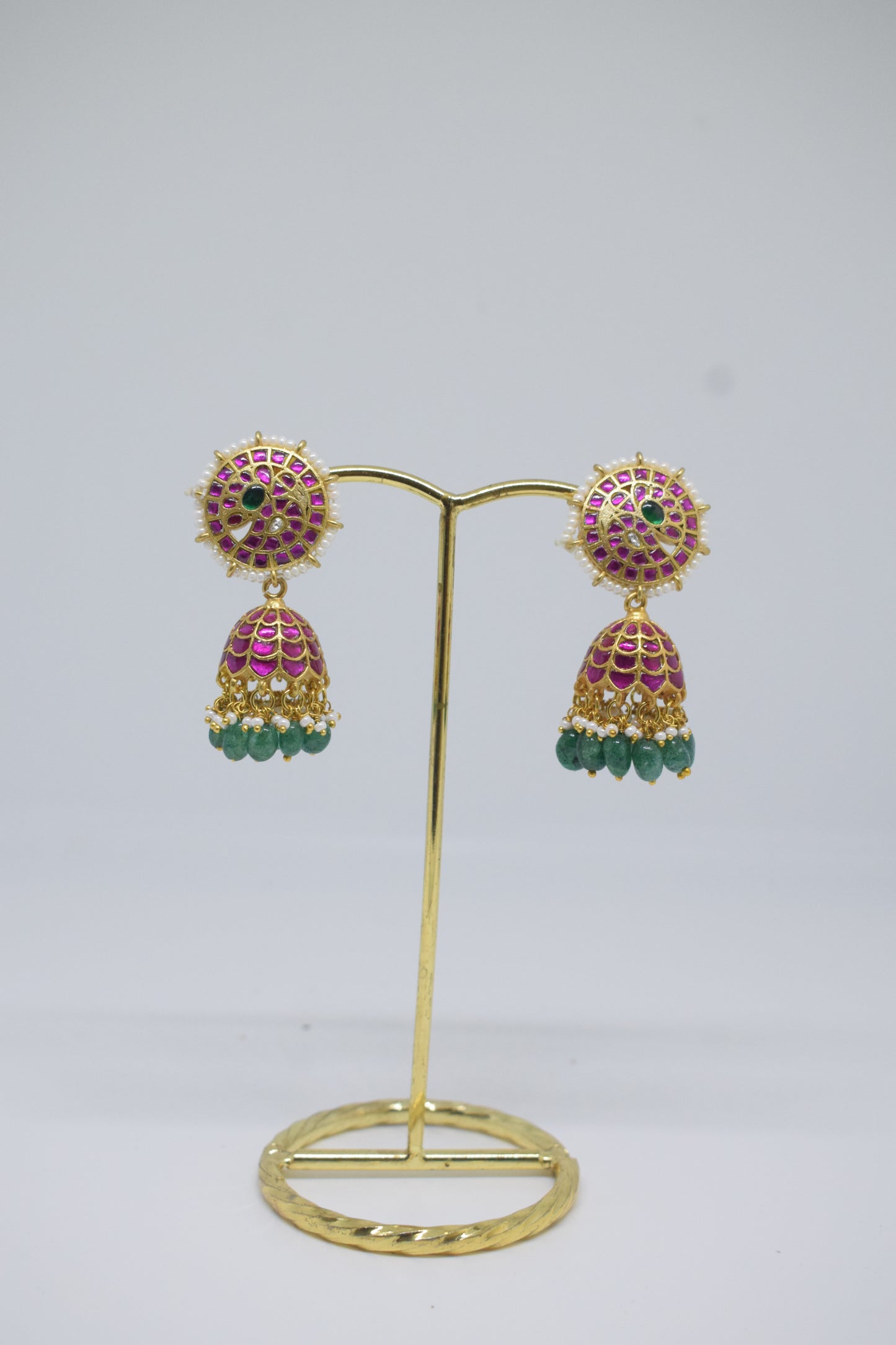 Premium Jadau Kundan Jhumkas